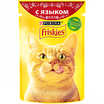 картинка Фрискис 85гр/24 д/кошек с Языком в подливе от магазина