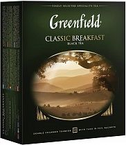 картинка Чай Гринфилд Классик Брекфаст" 100*2гр 1/9 от магазина