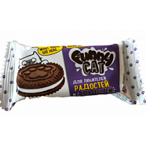 картинка Печенье сахарное "FUNNY CAT" с какао и нач. с аром. ванили 42 гр 1/20 от магазина