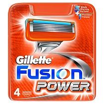 картинка Сменные кассеты для бритья Gillette Fusion Power 4шт от магазина