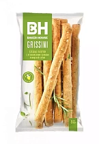 картинка Хлебные палочки "GRISSINI" с итальянскими травами и морской солью "Baker House" 80гр 1/15 от магазина