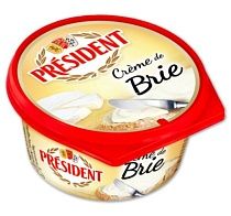 картинка Сыр плавл.Президент 125гр 50% 1/6 Creme de brie от магазина