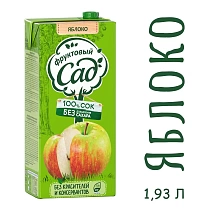 картинка Фруктовый сад яблоко 1.93л сок 1/6 от магазина