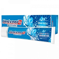картинка Зубная паста Blend-a-med 3D Комплекс 7 ополаскиватель экстра свежесть 100мл 1/12 от магазина