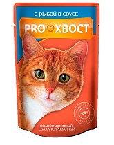 картинка Корм PROХВОСТ консерв. для кошек с рыбой 85гр 1/25 от магазина
