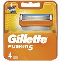 картинка Сменные кассеты для бритья Gillette Fusion 4шт от магазина