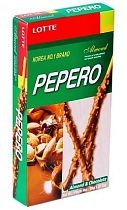 картинка Печенье соломка "Пеперо" с миндалем 32, 36гр 1/40 от магазина