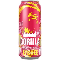 картинка Напиток Gorilla Lychee Pear 0,45л ж/б 1/24 б/алк (со вкусом и ароматом Личи и Груши) от магазина