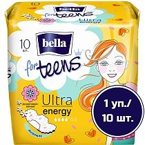 картинка Прокладки Bella for teens energy deo 10шт 1/36 ультратонкие от магазина