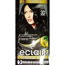 картинка Крем-краска д/волос "Omega-9 Eclair" №1.0 Черный 1/12 от магазина