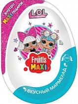 картинка Fruitls maxi lol мармелад в пласт.яйце с игрушкой 10 гр  от магазина
