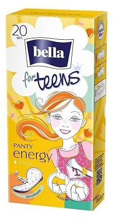 картинка Прокладки ежедневные ультратонки Bella for teens energy deo 20шт 1/24 от магазина