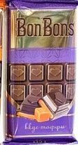 картинка Конфета-плитка "BonBons" со вкусом тоффи 115гр 1/63 от магазина