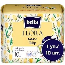картинка Прокладки гигиенические Bella Flora Тюльпан, 10шт 1/36 от магазина