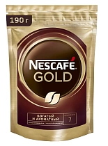картинка Кофе Нескафе Голд пакет 190гр 1\8 от магазина