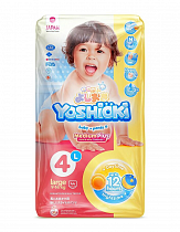 картинка Подгузники-трусики YOSHIOKI Medium Plus+Stiker new L 9-14кг -44 44 шт 1/4 от магазина