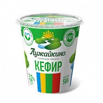 картинка Кефир 3,2%  500гр  1/12 Лужайкино(стакан) от магазина