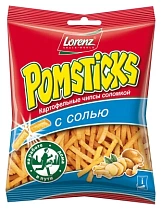 картинка Картоф. соломка «Pomsticks»  40гр 1/24 с солью от магазина