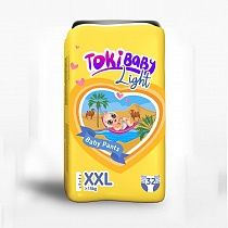 картинка Подгузники-трусики детские TokiBABY Light XXL 32шт 1/4 от магазина