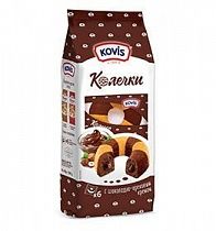 картинка Пирожные сдобные (Колечки) с шоколадно-ореховым кремом "KOVIS" 240гр 1/6 от магазина