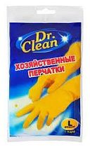 картинка Перчатки хозяйственные "Dr. Clean" L 1/240 бл. 1/12 от магазина
