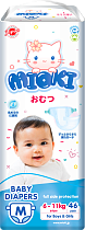 картинка Подгузники MIOKI M (6-11кг) 46шт 1/4 от магазина